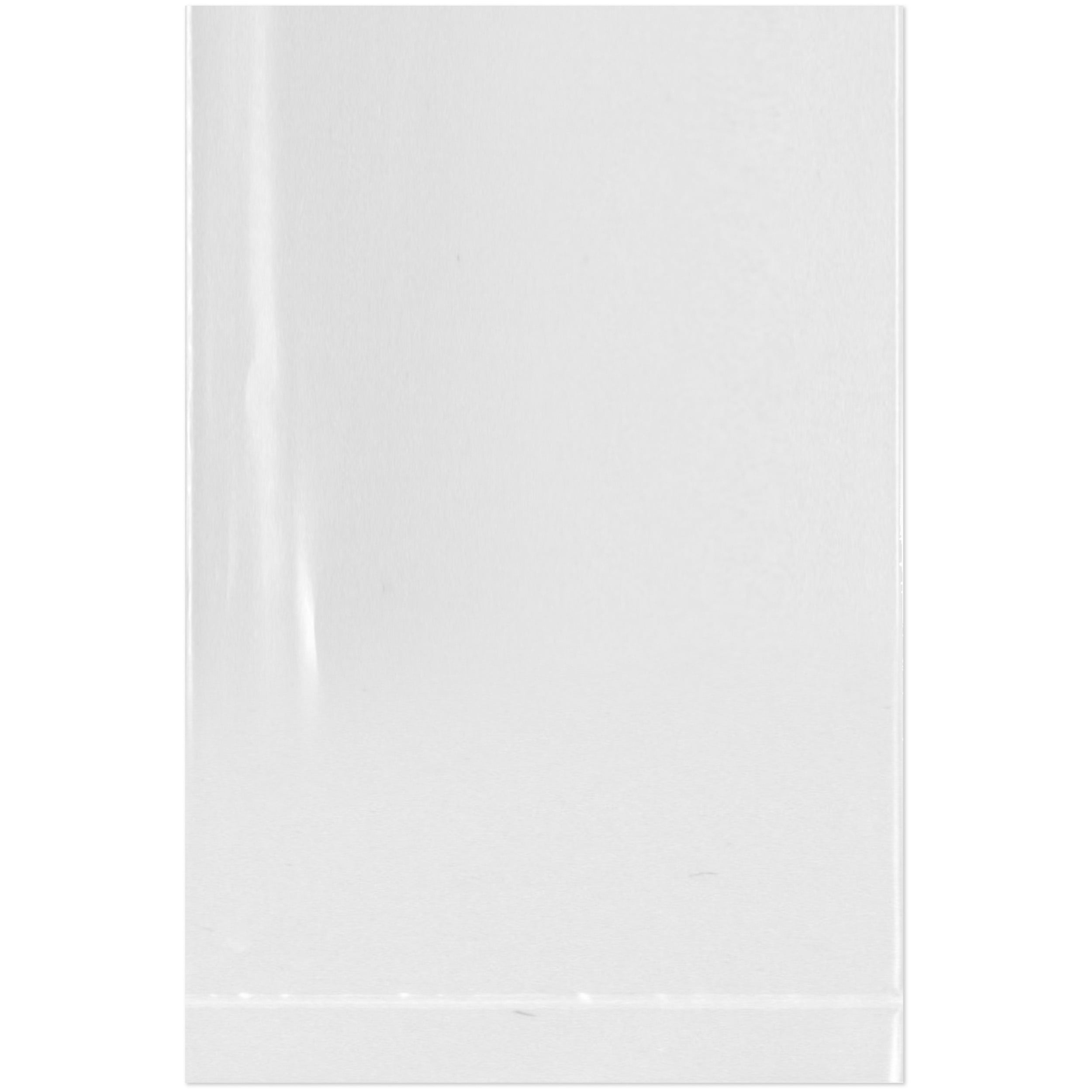 Plymor 3 X 10 (Case Of 1,000), 2 Mil Flat Open Clear Plastic Poly Bags - View #3