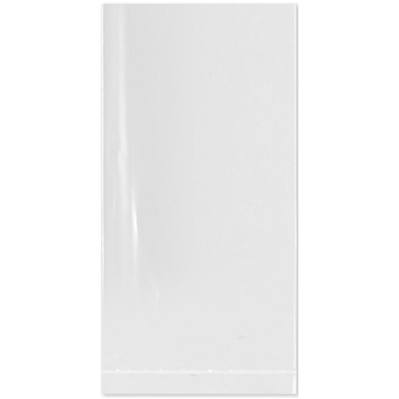 Plymor 2" x 4" (Case of 1,000), 4 Mil Flat Open Clear Plastic Poly Bags