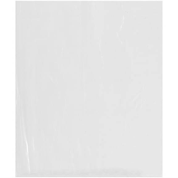 Plymor 20" x 24" (Case of 250), 1.5 Mil Flat Open Clear Plastic Poly Bags