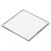 Plymor 3.5" Square, 3mm Thick Beveled Glass Mirror, Pack of 2
