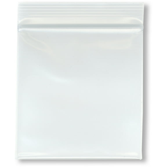 Plymor 3" x 3" (Pack of 200), 6 Mil Industrial Duty Zipper Reclosable Plastic Bags