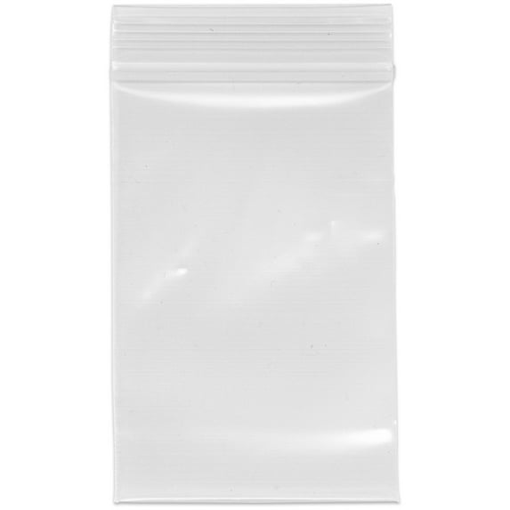 Plymor 3" x 4.5" (Pack of 200), 4 Mil Heavy Duty Zipper Reclosable Plastic Bags