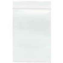 Plymor 3" x 4" (Pack of 200), 4 Mil Heavy Duty Zipper Reclosable Plastic Bags