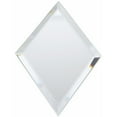 thumbnail image 1 of Plymor 3" x 5" Diamond-Shaped, 3mm Thick Beveled Glass Mirror, Pack of 24, 1 of 2