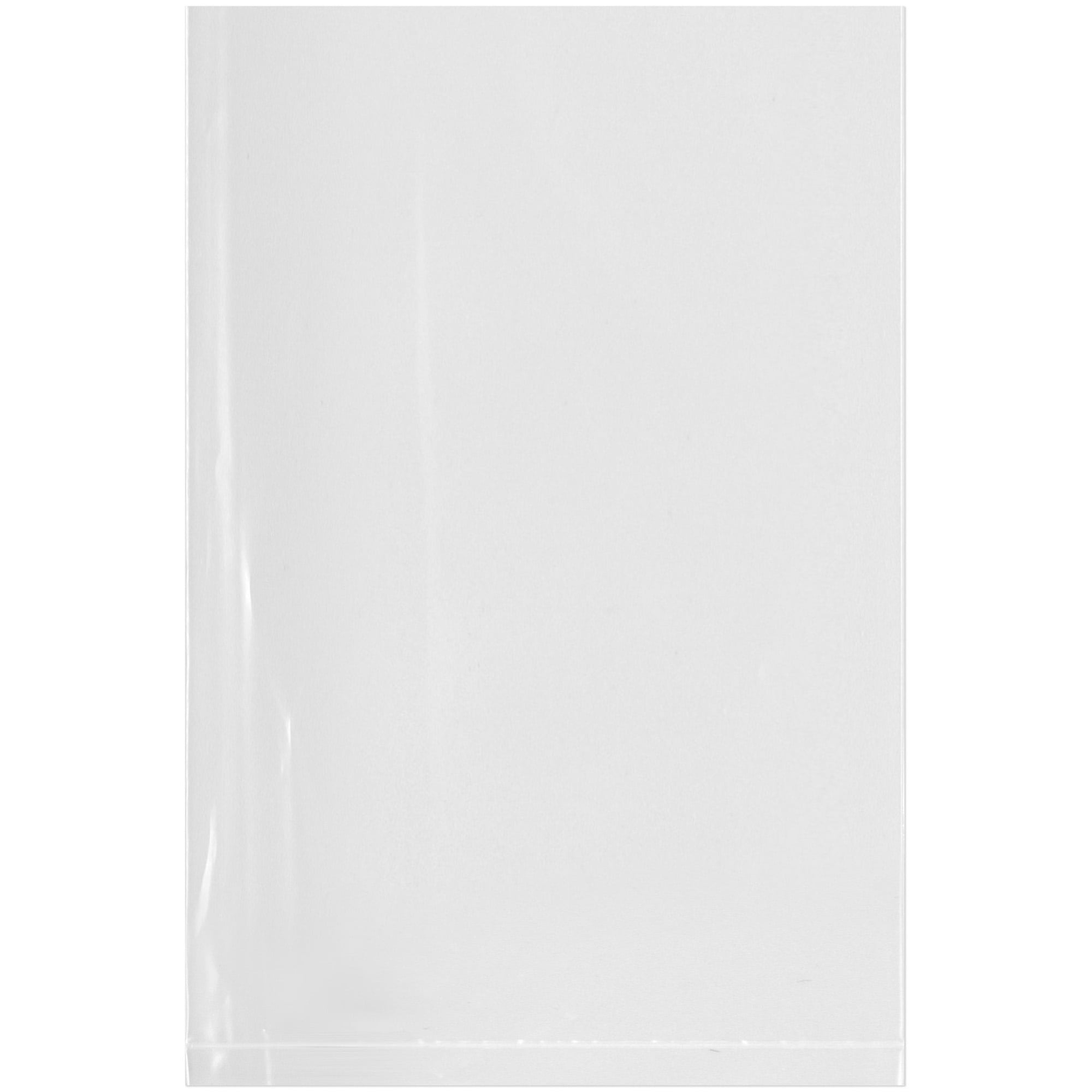 Plymor 3 X 10 (Case Of 1,000), 2 Mil Flat Open Clear Plastic Poly Bags - View #7