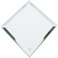 thumbnail image 1 of Plymor 4" x 6" Diamond-Shaped, 3mm Thick Beveled Glass Mirror, Pack of 12, 1 of 2