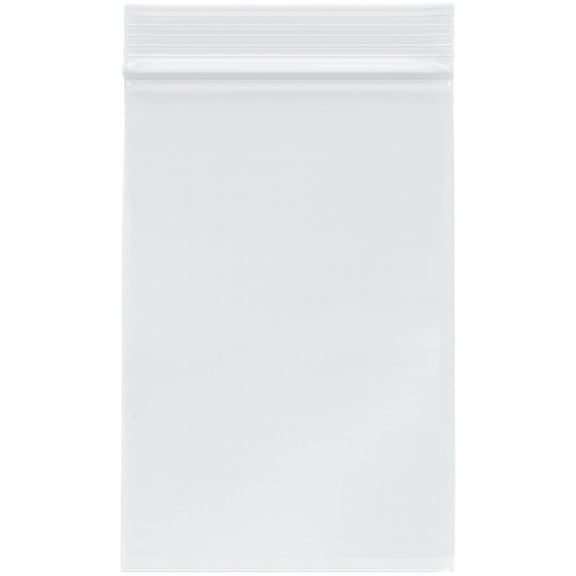 Plymor 4" x 6" (Pack of 200), 2 Mil Zipper Reclosable Plastic Bags