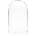 thumbnail image 1 of Plymor 4" x 7" Glass Display Dome Cloche (Clear Glass Tray Base), 1 of 3