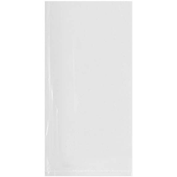 Plymor 4" x 8" (Pack of 200), 4 Mil Flat Open Clear Plastic Poly Bags