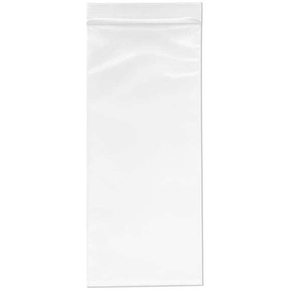 Plymor 4" x 9" (Pack of 100), 4 Mil Heavy Duty Zipper Reclosable Plastic Bags