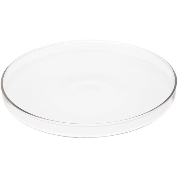 Plymor 5.5" x 5.5" Round Glass Display Tray, Pack of 6