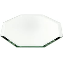 Plymor 5" Octagon, 3mm Thick Beveled Glass Mirror, Pack of 2