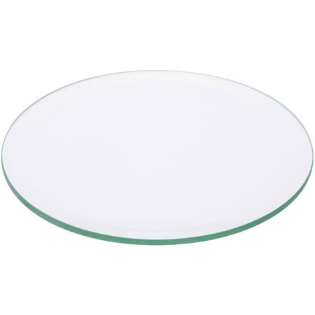 Plymor 5" Round, 5mm Thick Beveled Clear Glass Circle