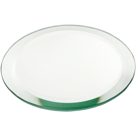 Plymor 5" Round, 5mm Thick Beveled Glass Mirror Circle