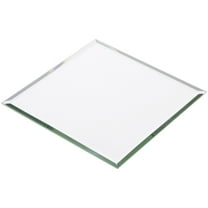 Plymor 5" Square, 3mm Thick Beveled Glass Mirror, Pack of 2