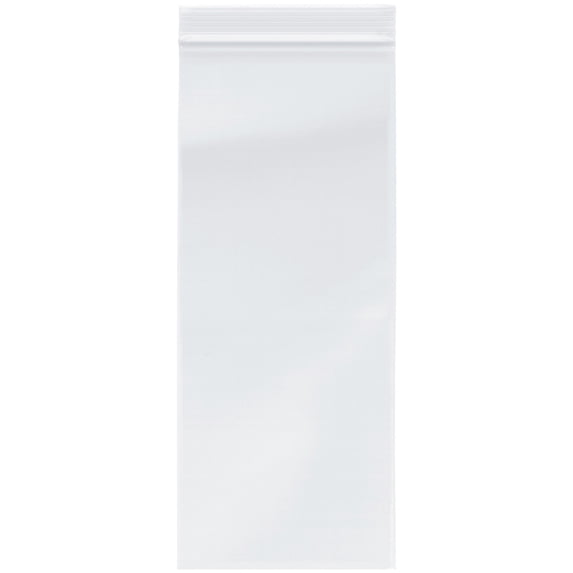 Plymor 5" x 12" (Pack of 200), 2 Mil Zipper Reclosable Plastic Bags