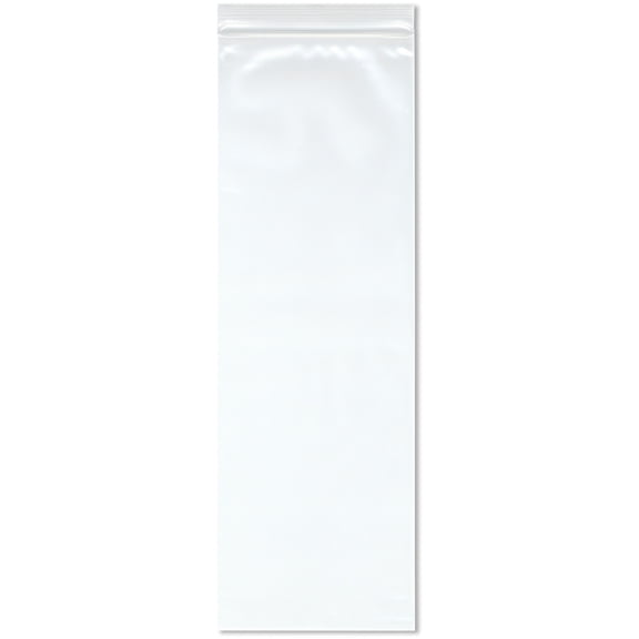 Plymor 5" x 15" (Pack of 100), 4 Mil Heavy Duty Zipper Reclosable Plastic Bags
