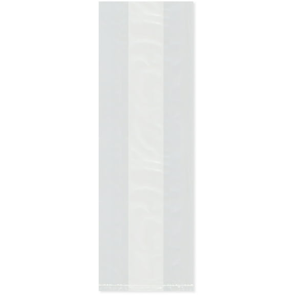 Plymor 5" x 3" x 15" (Pack of 100), 1 Mil Gusseted Plastic Bags