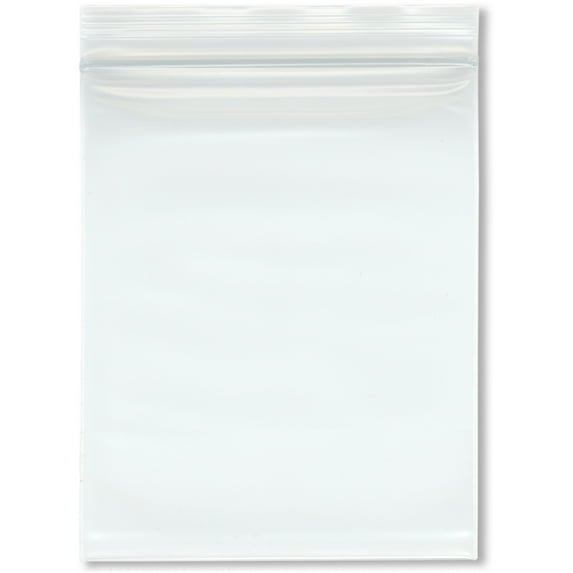 Plymor 5" x 6" (Case of 1,000), 6 Mil Industrial Duty Zipper Reclosable Plastic Bags