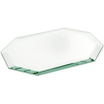 Plymor 5" x 7" Long Octagon, 5mm Thick Beveled Glass Mirror