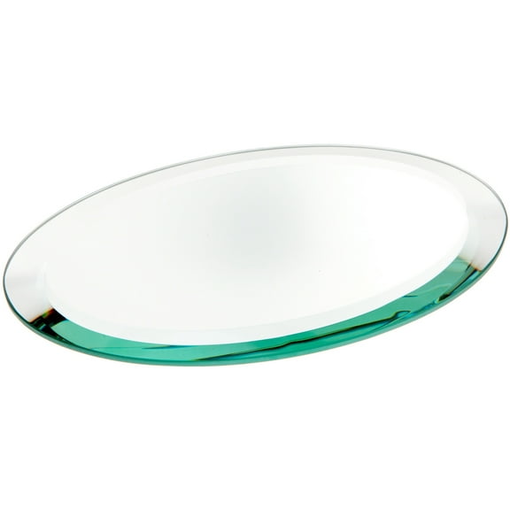 Plymor 5" x 7" Oval, 5mm Thick Beveled Glass Mirror
