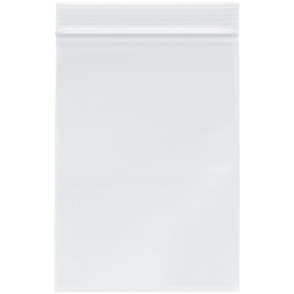 Plymor 5" x 7" (Pack of 500), 2 Mil Zipper Reclosable Plastic Bags