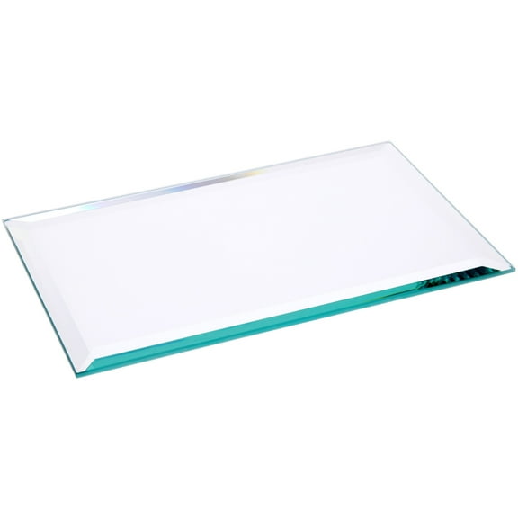 Plymor 5" x 8" Rectangle, 5mm Thick Beveled Glass Mirror