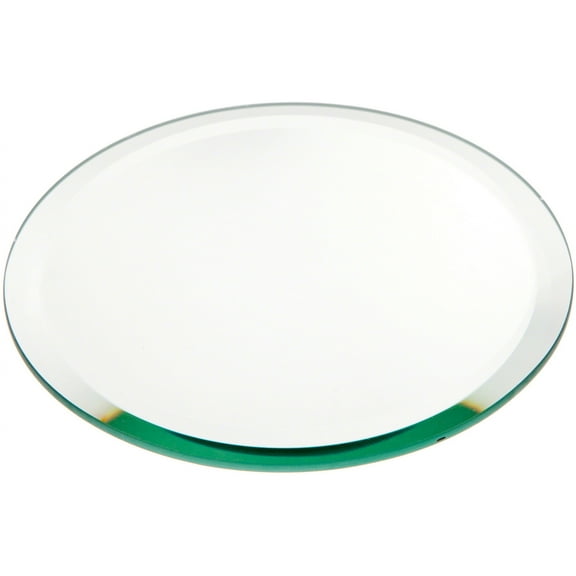 Plymor 6" Round, 5mm Thick Beveled Glass Mirror Circle