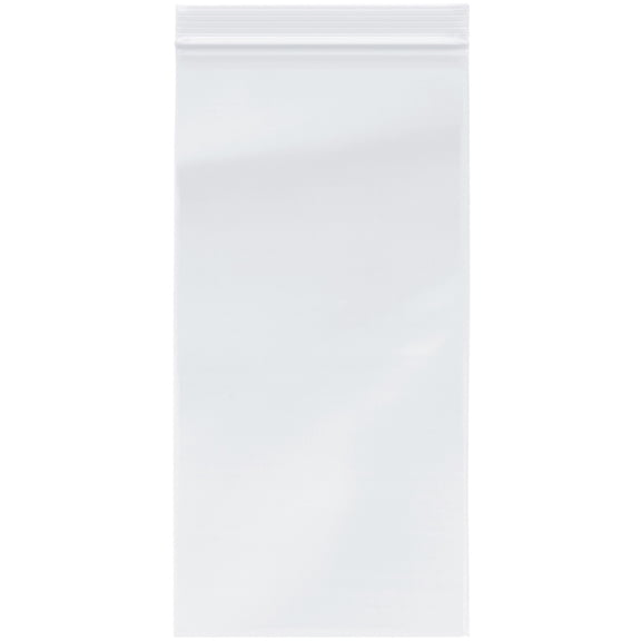 Plymor 6" x 12" (Pack of 100), 2 Mil Zipper Reclosable Plastic Bags