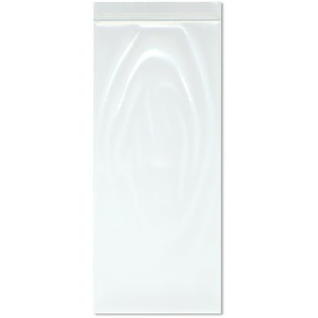 Plymor 6" x 14" (Pack of 100), 4 Mil Heavy Duty Zipper Reclosable Plastic Bags