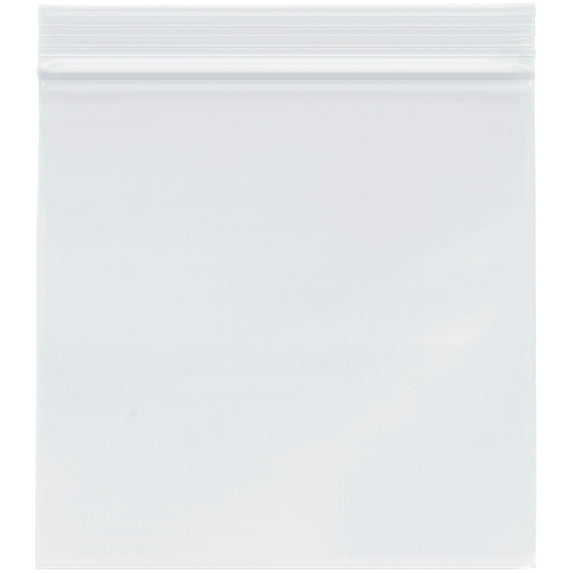 Plymor 6" x 6" (Case of 1,000), 2 Mil Zipper Reclosable Plastic Bags