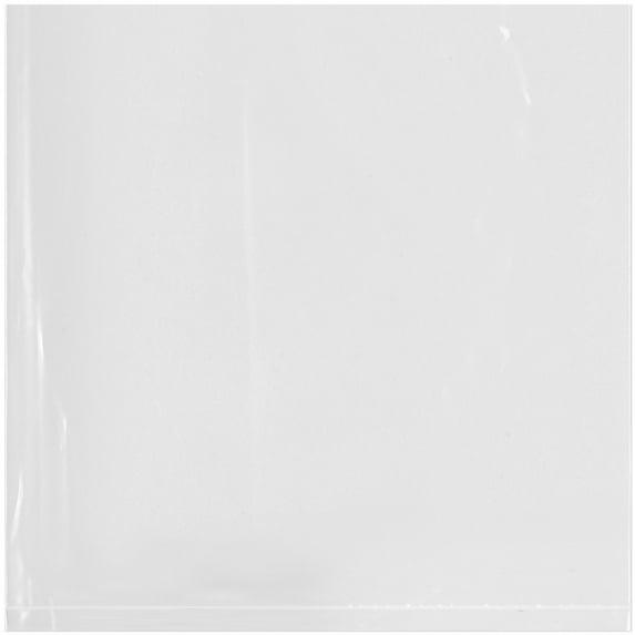 Plymor 6" x 6" (Case of 1,000), 4 Mil Flat Open Clear Plastic Poly Bags
