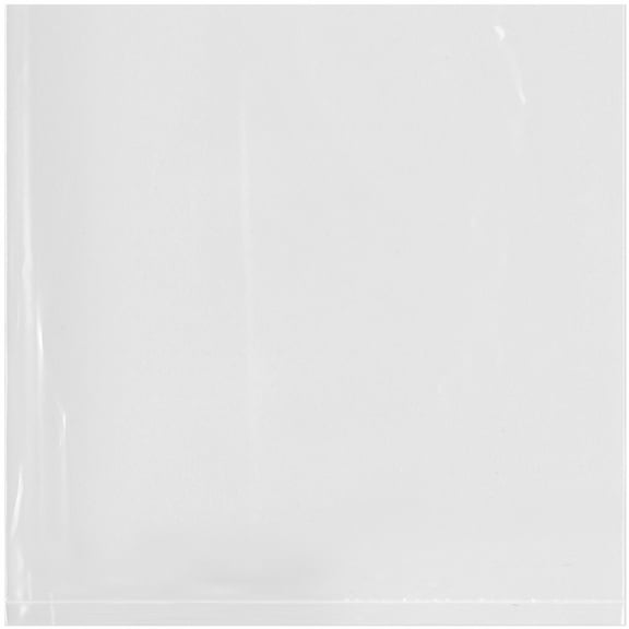 Plymor 6" x 6" (Pack of 500), 6 Mil Flat Open Clear Plastic Poly Bags