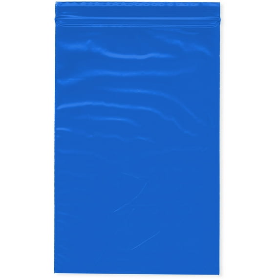 Plymor 6" x 9" (Pack of 200), Blue 2 Mil Zipper Reclosable Plastic Bags