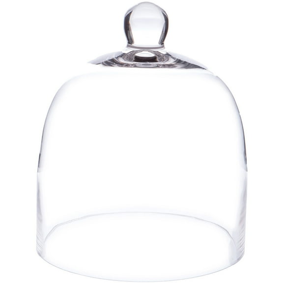 Plymor 7.875 inch x 9.5 inch Bell Jar Glass Display Dome Cloche (Interior size 7.5" x 7.5")