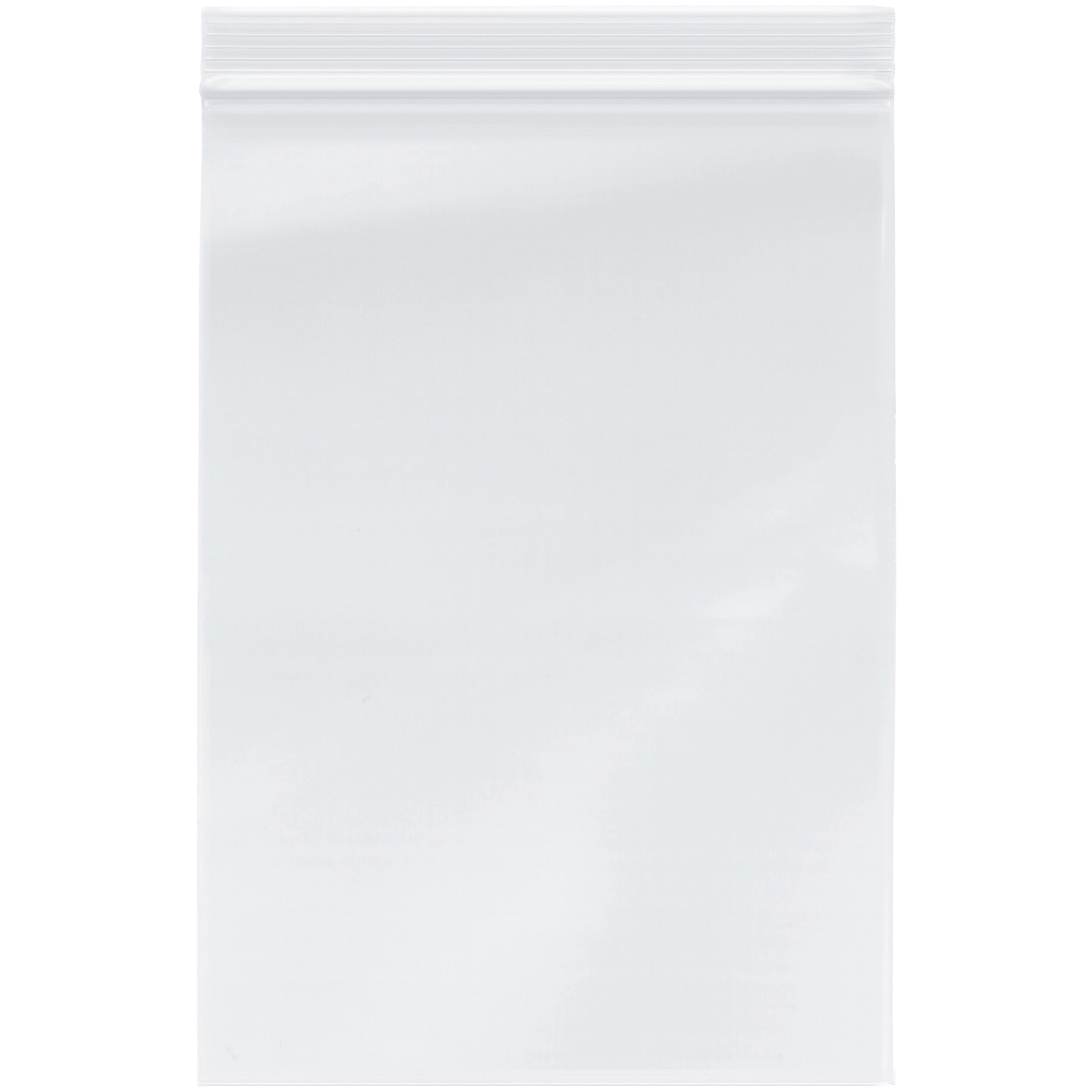 7 X 8 Inch Clear Reclosable Poly Bags - 2 Mil Thick Resealable Zipper Bags, Pack Of 1000