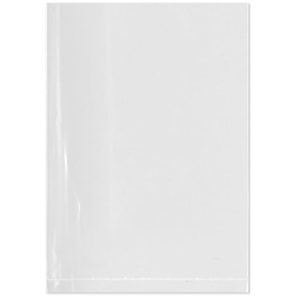 Plymor 7" x 10" (Pack of 100), 2 Mil Flat Open Clear Plastic Poly Bags