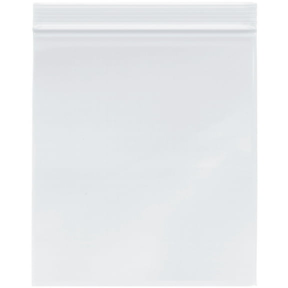 Plymor 7" x 8" (Case of 2,000), 2 Mil Zipper Reclosable Plastic Bags
