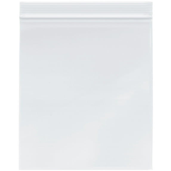 Plymor 7" x 8" (Pack of 500), 2 Mil Zipper Reclosable Plastic Bags