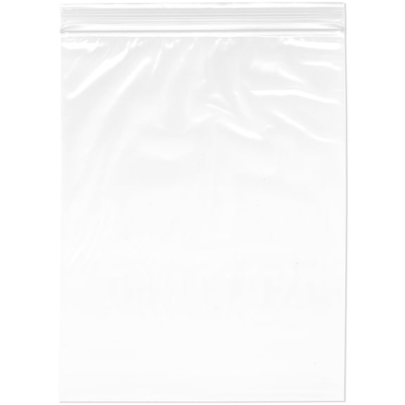 Plymor 7" x 9" (Case of 1,000), 2 Mil Zipper Reclosable Plastic Bags