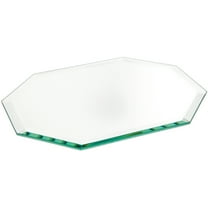 Plymor 7" x 9" Long Octagon, 5mm Thick Beveled Glass Mirror