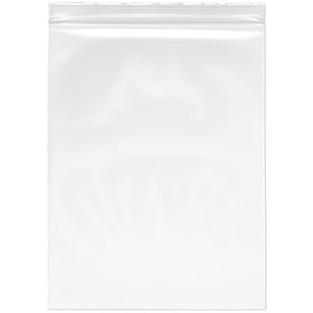 Plymor 7" x 9" (Pack of 100), 4 Mil Heavy Duty Zipper Reclosable Plastic Bags