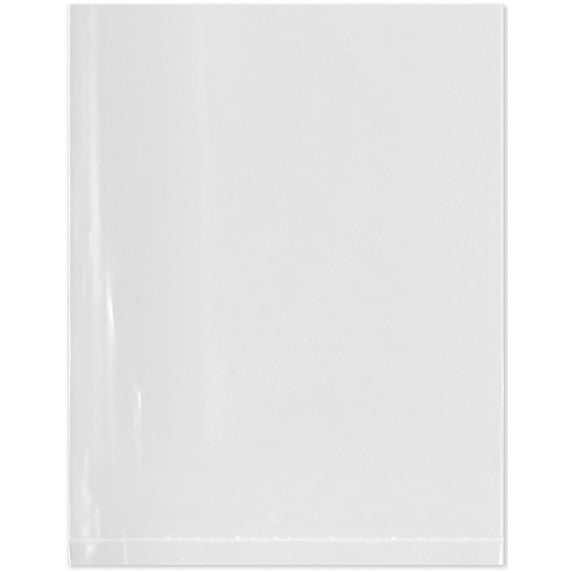Plymor 7" x 9" (Pack of 500), 1.5 Mil Flat Open Clear Plastic Poly Bags