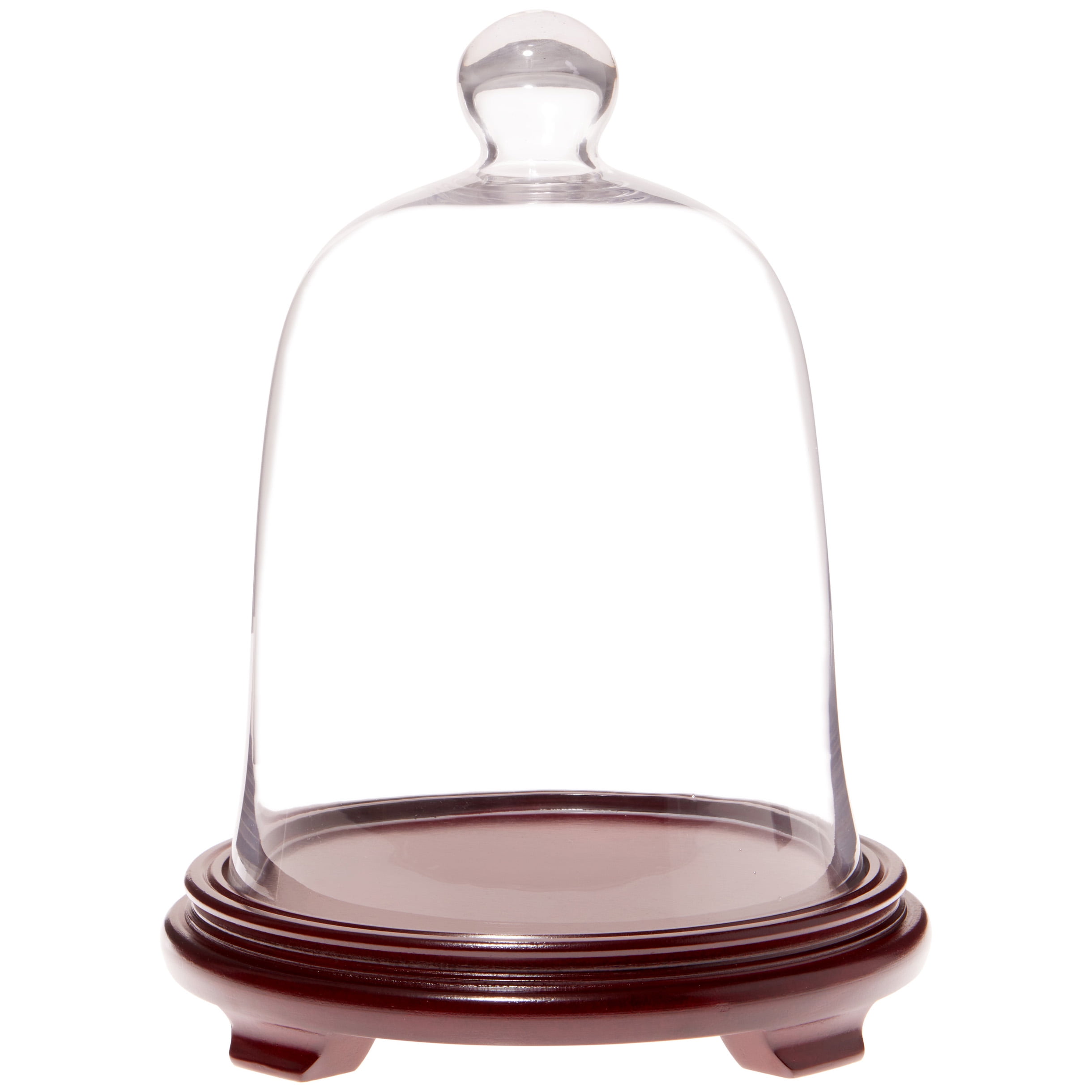 Glass Bell Cloche - Extra Large - Iron Accents