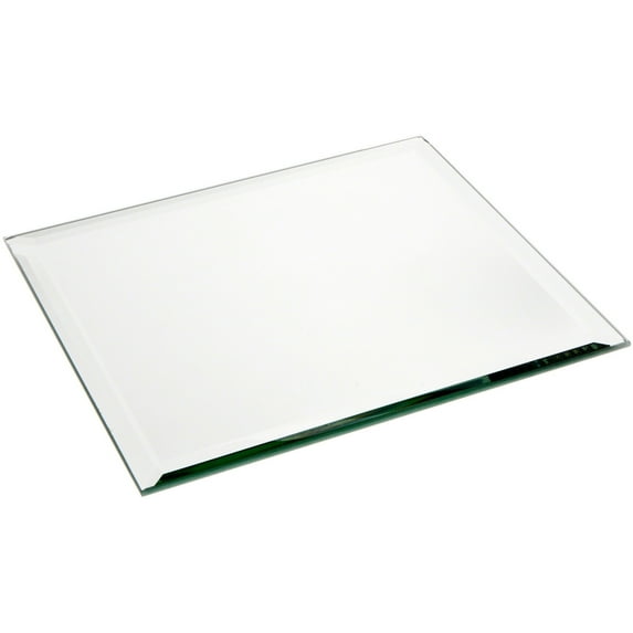 Plymor 8" Square, 5mm Thick Beveled Glass Mirror, Pack of 24