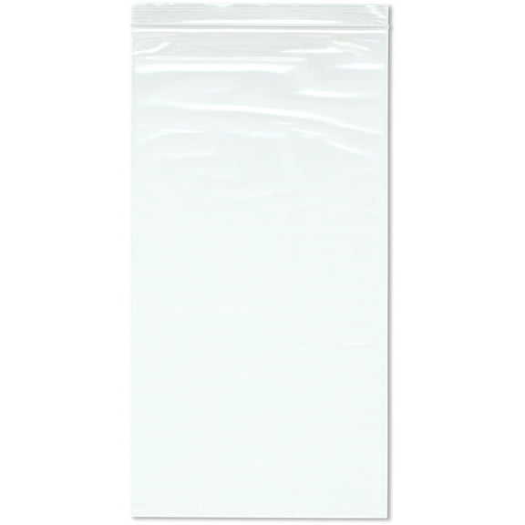 Plymor 8" x 15" (Pack of 100), 2 Mil Zipper Reclosable Plastic Bags