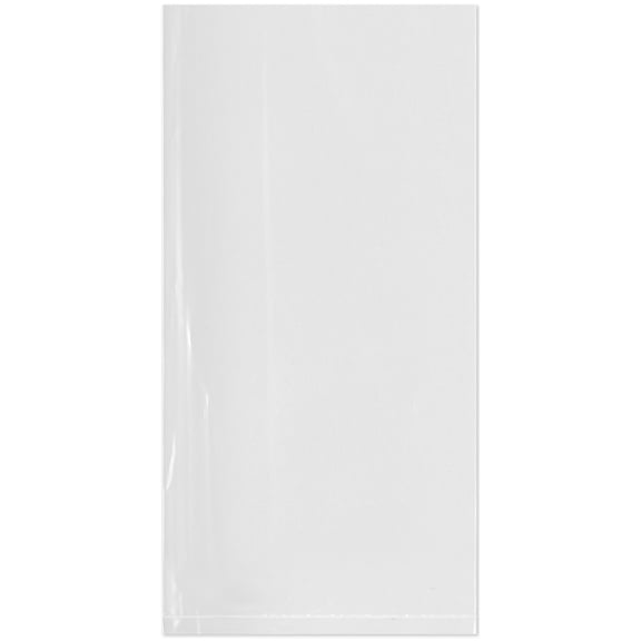 Plymor 8" x 16" (Pack of 100), 3 Mil Flat Open Clear Plastic Poly Bags