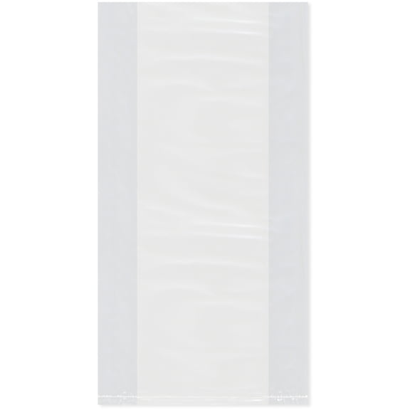 Plymor 8" x 3" x 15" (Pack of 100), 2 Mil Gusseted Plastic Bags