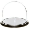 thumbnail image 1 of Plymor 8" x 6.5" Glass Display Dome Cloche (Black Wood Veneer Base), 1 of 1