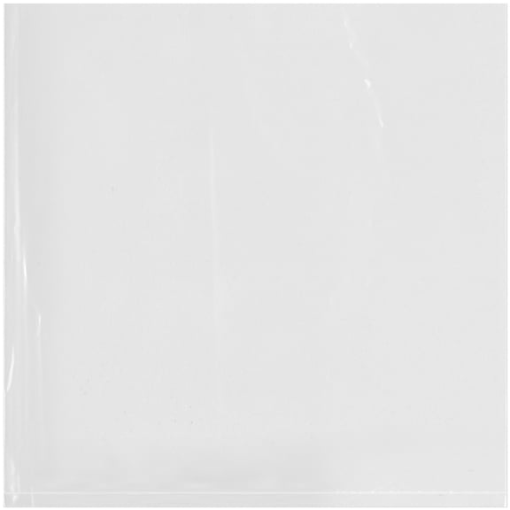 Plymor 8" x 8" (Case of 1,000), 2 Mil Flat Open Clear Plastic Poly Bags